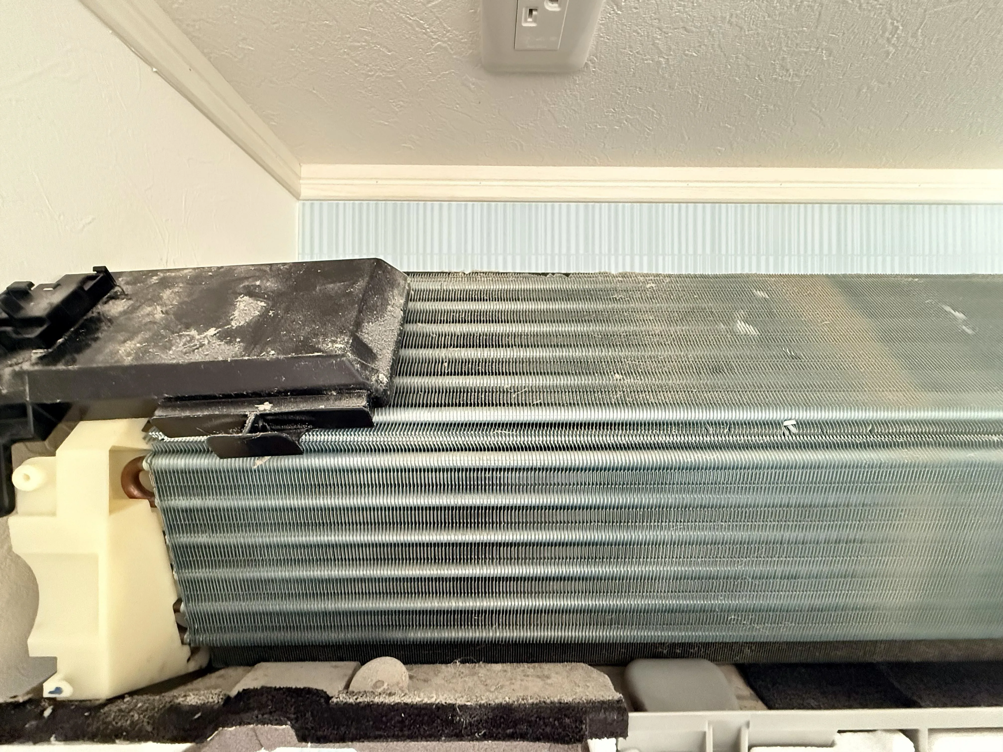 熊本市南区城南町のダイキンエアコン洗浄前